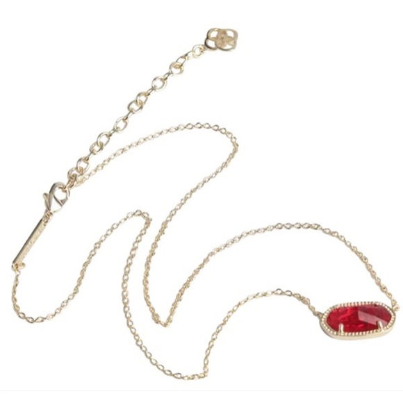 ✂️KENDRA SCOTT Elisa Necklace In Berry Illusion - Picture 8 of 8